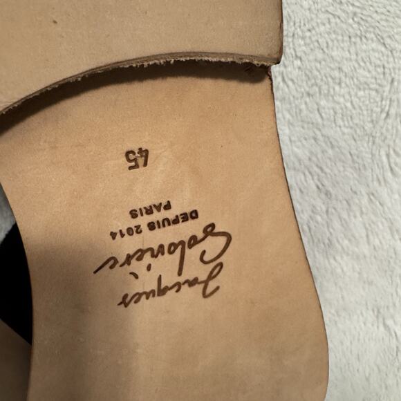 Jacques Soloviere Blue Sandals Men’s 45 NIB - Picture 4 of 8